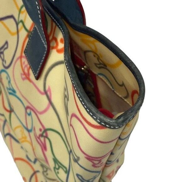 DOONEY & BOURKE BELLA SHOPPER ROYAL BLUE TOTE 17w x 13h x 4.5” XLARGE PURSE - Picture 6 of 16